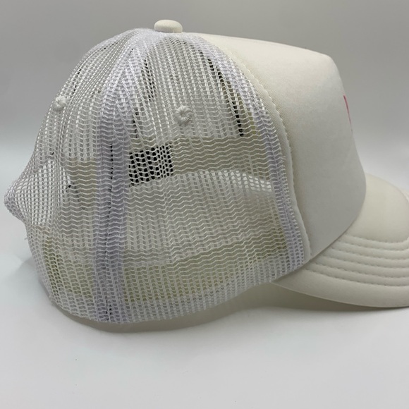 White Pinkdolphin SnapBack Trucker Hat - Picture 2 of 5